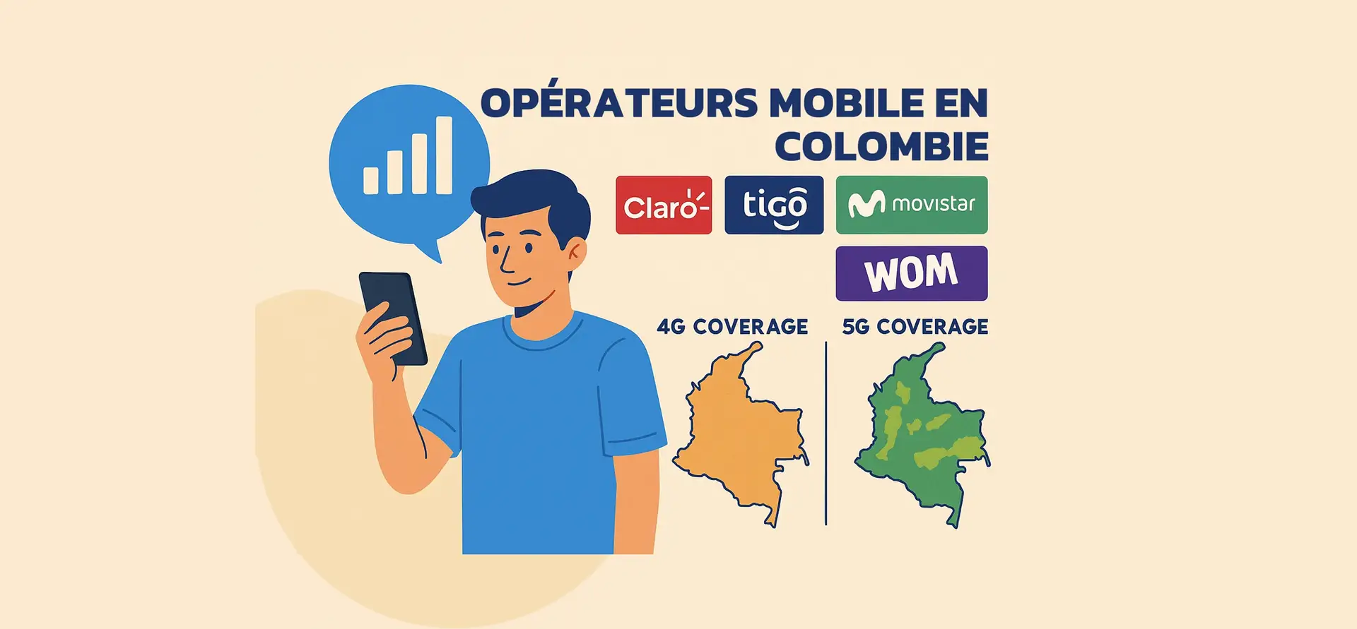 Bien choisir son opérateur mobile en Colombie : couverture, prix et conseils d'expat