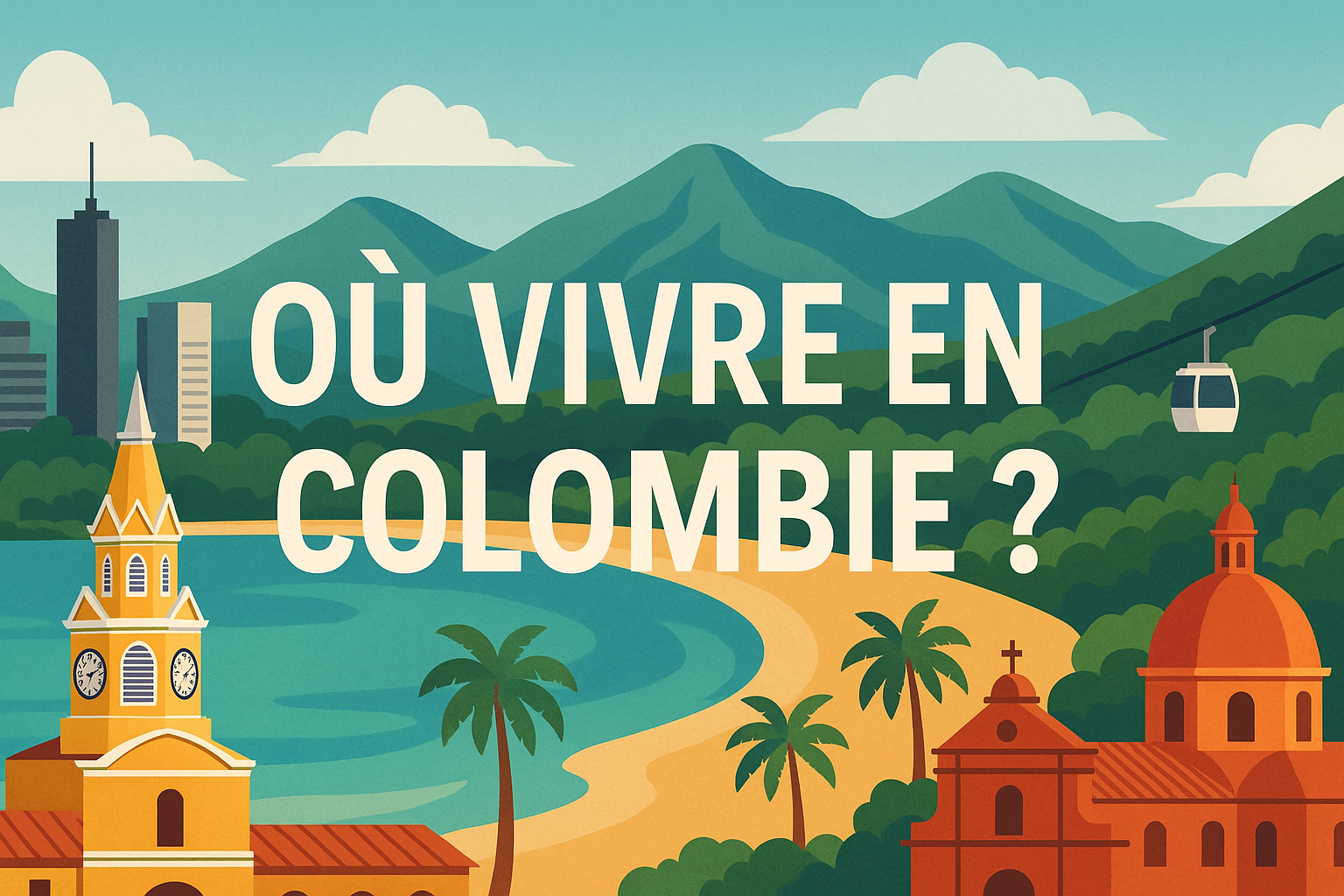 Où vivre en Colombie ? Panorama des villes pour s’expatrier en toute connaissance de cause